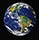 Image of Earth in space